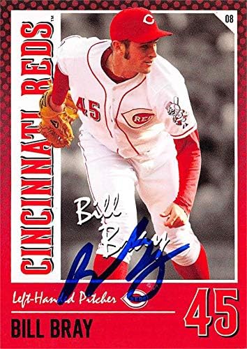 Skladište autografa 626786 Bill Bray Autographed Baseball Card - Cincinnati Reds 2008 Kahns - No.45