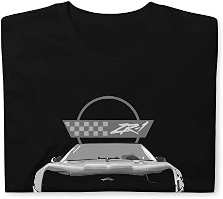 JG Infinite Chevy C4 'Vette Zr1 Unisex majica s kratkim rukavima crna