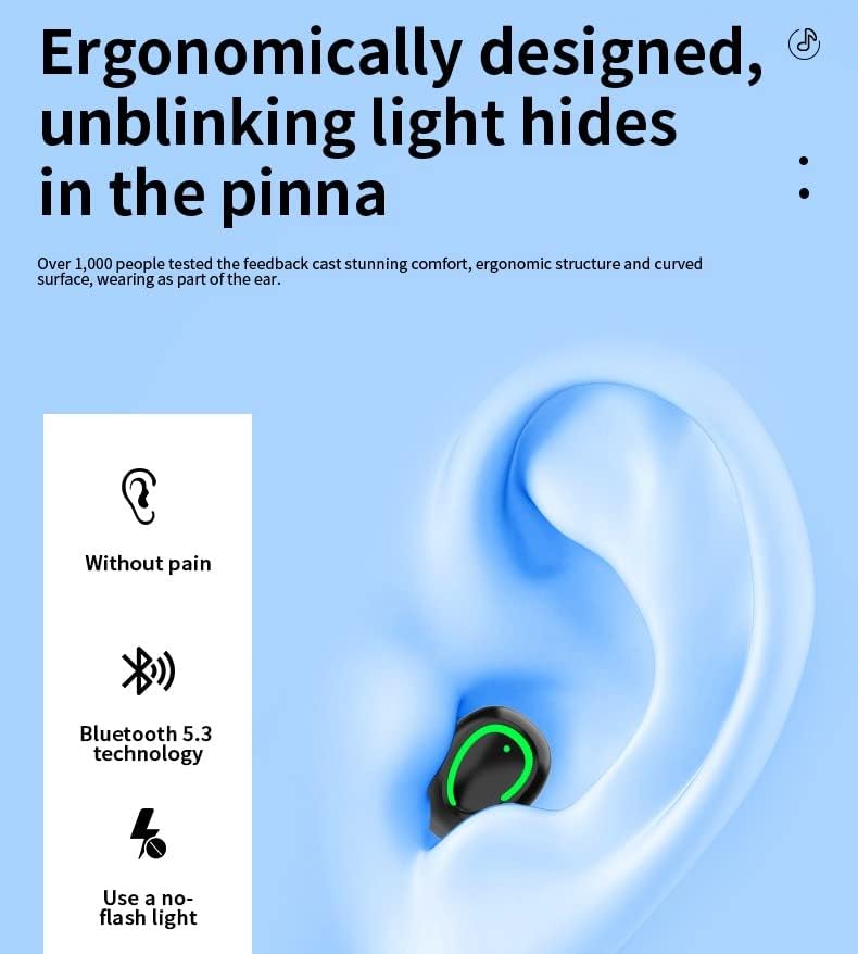 Sleep Earduds Light Esing Bežični hifi uši pupoljci Bluetooth mini otkazivanje buke za iPhone i Android