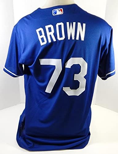 2020. Los Angeles Dodgers Brant Brown 73 Igra je izdana Blue Jersey 2 i 20 P 46 36 - Igra korištena MLB dresova