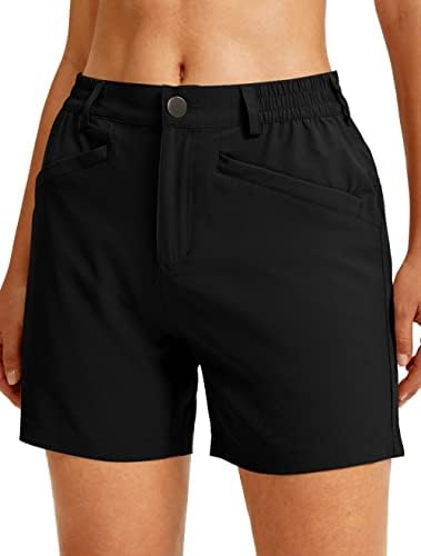 SOOTHFEEL ženske golf kratke hlače s 4 džepa 5 inča brza suha haljina za rastezanje radna planinarskih kratkih hlača za žene