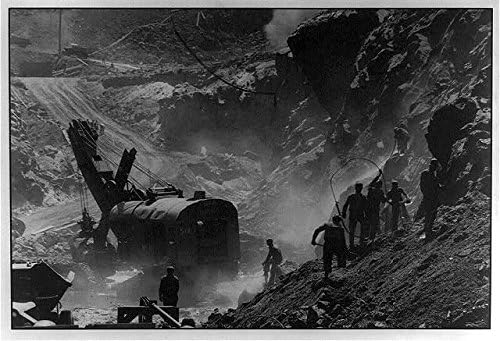 PovijesnaFindings Foto: Iskopavanje za zakladu, građevinarstvo, bravana, gradski Boulder, Nevada, 1934