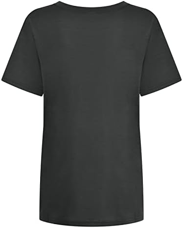 Žene majica majica vrhovi haljina predimenzionirana majica O-Neck kratki rukavi casual tunike bluza pulover majice