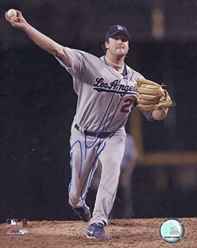 Derek Lowe Los Angeles Dodgers potpisao je Autographed 8x10 Fotografija W/CoA - Autografirane MLB fotografije