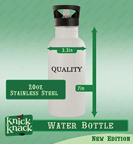 Knick Knack Pokloni Kearns - 20oz hashtag od nehrđajućeg čelika Vanjska boca vode, srebrna
