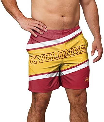 NCAA IOWA State Cyclones Muški veliki Wordmark TrunksBig Trgovački kostim kostim kostim kostim, boju tima, xxl