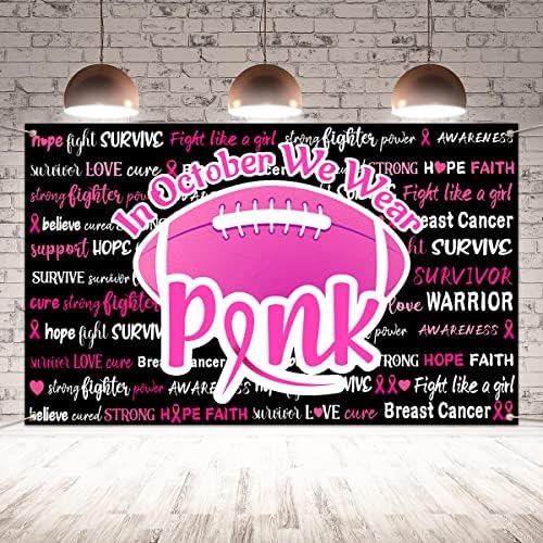 Pozadina svijesti o raku dojke za fotografiju u listopadu nosimo ružičaste natpise ružičaste vrpce Uredbe o osvješćivanju