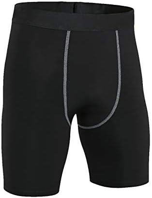 KBNDIEU Muške uske sportske fitness kratke hlače na otvorenom za muškarce za muškarce visoke elastične brze suhe hlače za