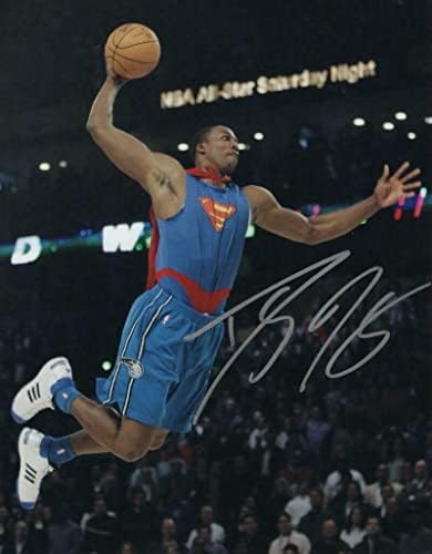 Dwight Howard potpisao autogram 11x14 Fotografija - Dunk Contest Superman, vrlo rijetko! - Autografirane NBA fotografije
