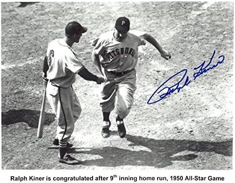 Ralph Kiner Hof potpisao 8x10 bejzbol fotografija - Autografirane MLB fotografije