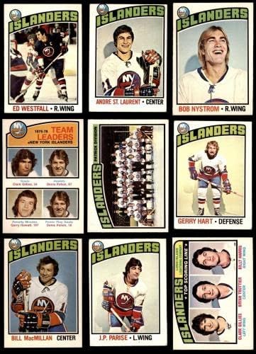 1976-77 O-pee-chee New York Islanders Team Set 3,5-VG+-Nepotpisane hokejaške karte
