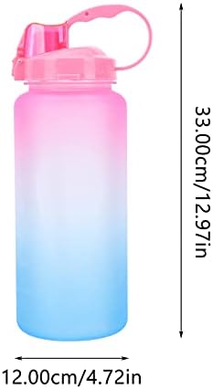 Cabilock fitness slamna boca prijenosna velika sposobnost gradijenta u boji sportski vrč za vodu za višekratnu uporabu boce