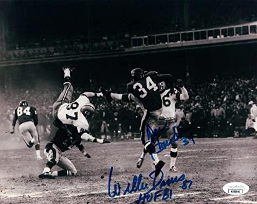 Willie Davis Don Chandler potpisao je Autographed 8x10 Photo Packers JSA AB55000 - Autografirane NFL fotografije