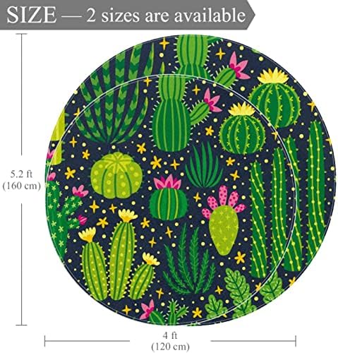 Llnsupply velika veličina 5 ft okrugla dječja igra za igranje prostirke kaktus vrtić prostirka non Slip Kids tepih playmat