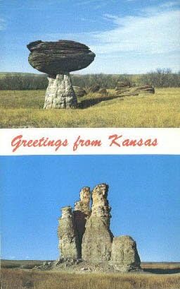 Okrug Gove, Kansas, razglednica