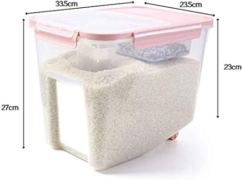 dozator žitarica spremnik za rižu 10 kg plastični spremnik za skladištenje graha otporan na moljce s mjernom čašom, spremnik