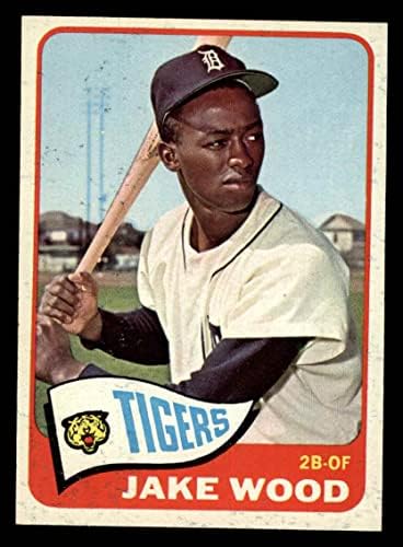 1965. Topps bejzbol 547 Jake Wood Visoki broj pojedinačni tisak Izvrsno od Mickeys kartice