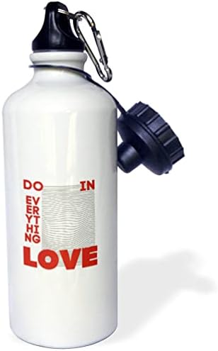 3dose rozete - biblijski stih - Učinite sve u ljubavi - boce s vodom