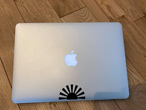 Kind Store MacBook Air/Pro MacBook naljepnica Asahi Sun Flag Decal Black M870-B