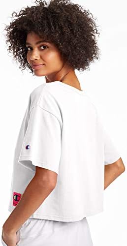 Champion ženska baština obrezana majice, ženska teška majica, ženska majica logotipa