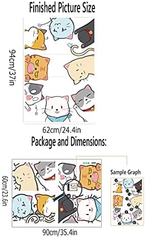 Buerhomie mačke mače zidne naljepnice, anime rasadni freski za djecu spavaće sobe