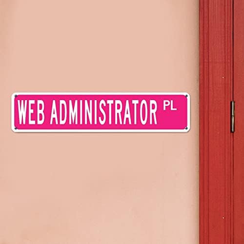 Web administrator poklon zid dekor metalni znak profesija web administrator dekor kućni zid ukrasni znakovi web administrator