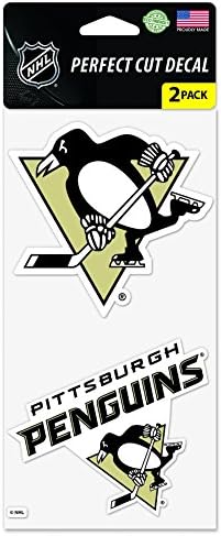 Wincraft NHL Pittsburgh Penguins Perfect Cut Decil, 4 x 8, višebojan