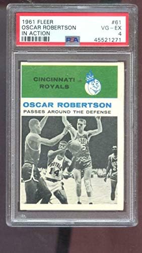1961. Fleer 61 Oscar Robertson In Action Rookie PSA 4 Ocijenjena karta 1961. -62.