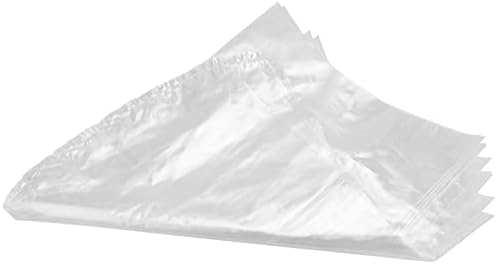 100 pakiranja prozirnih vrećica za skupljanje peradi od 15,7 inča od 9,8 inča, vrećice za zamrzavanje peradi od 100 bijelih