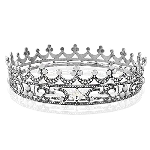 Puni Kristal Kraljica Kralj Vjenčanje kraljica princeza Maturalna Tijara okrugla kruna za maturalnu zabavu povratak kući