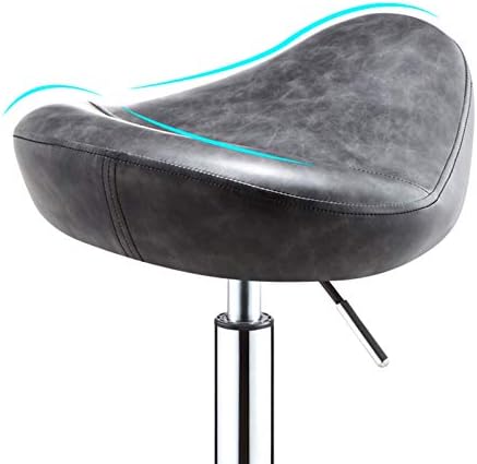Stolice za kupanje Fehun, ergonomski sedlarski stolica, kotača s kojom se kože okretna podesiva stolica s kotačima salona