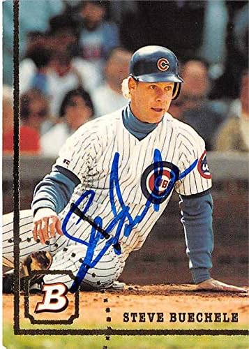 Skladište autografa 619529 Steve Buechele Autographed Baseball Card - Chicago Cubs - 1994 Topps Bowman br.522