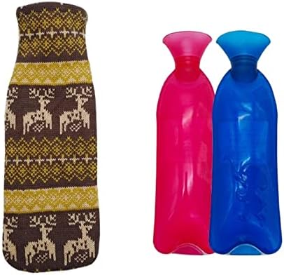 JRENBOX Tople vode boca za grijanje ručno toplije vrećice - Vodena jastuka vruća obloga Zimska grijanja za ublažavanje boli