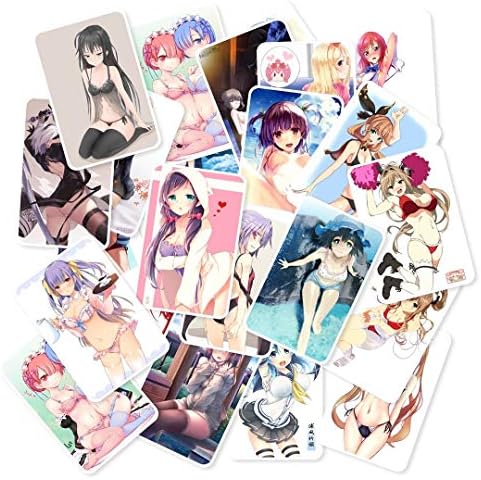 24 PCS naljepnica naljepnica anime manga strip djevojke hentai seksi za odrasle erotske ljepote bez duplikata za laptop seriju