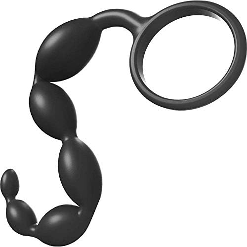 Vedo Quake Fleksibilni silikonski lanac analnih zrnaca s jednostavnim sigurnosnim prstenom za uklanjanje vodootpornog tijela