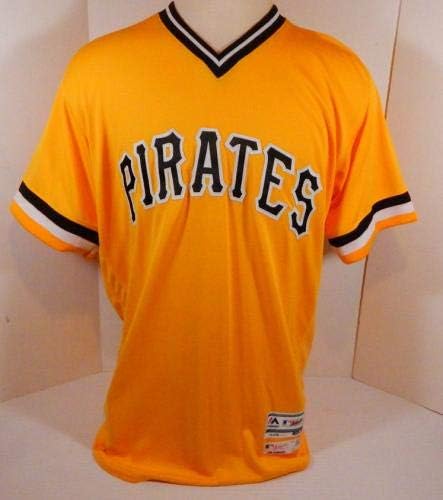 2019 Pittsburgh Pirates Eduardo Vera Igra izdana Yellow Jersey 1979 TBTC 349 - Igra korištena MLB dresova