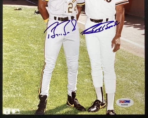 Barry Bonds Potpisana fotografija 8x10 bejzbol gusari Bobby Bonds Autogram PSA/DNA - Autografirani MLB fotografije