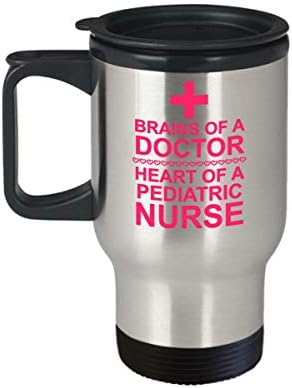 Pedijatrijska sestra putnička šalica/pokloni-nurse čaše za cijene/poklon mozga liječnika srca medicinske sestre za žene/muškarce