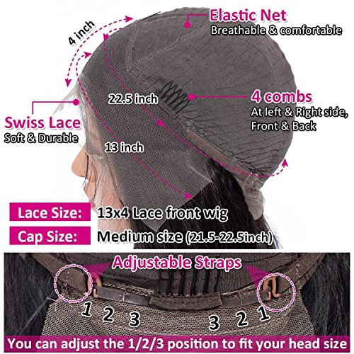 Elegantne ravne perike od prirodne kose na čipki, brazilske perike od ljudske kose od 150% za crne žene, prethodno iščupane