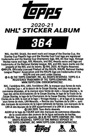 2020-21 Topps NHL naljepnica 364 Travis Konecny ​​Philadelphia Flyers Hockey naljepnica
