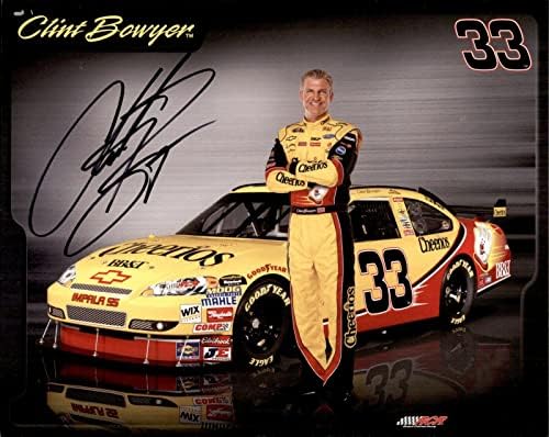 Clint Bowyer potpisao NASCAR Cheerios Promo 8x10 Fotografija - Autografirane NASCAR fotografije