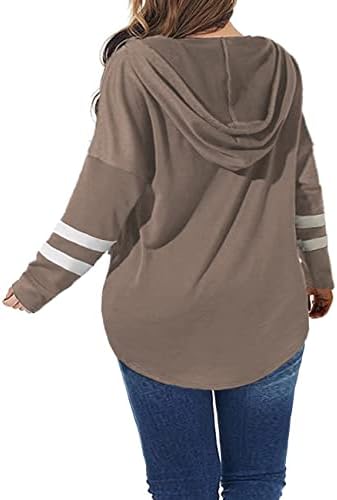 Sheslily Plus-veličine kapuljače za žene zimske puloverske dukseve kapuljače 1xl-5xl