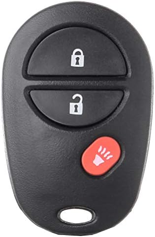 OCPTY 1470A-1T 1 X Zamjena odašiljača privjesak za ključeve daljinski upravljač s mekanim ključ za Toyota Highlander Sequoia