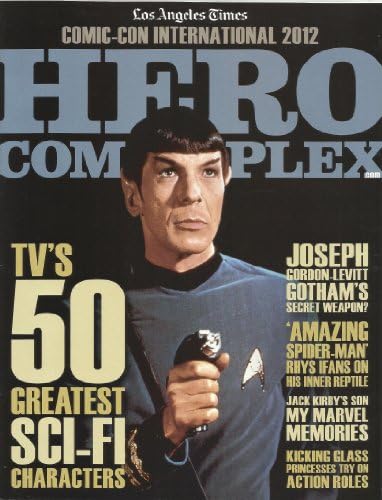 Časopis Hero kompleks iz 2012. godine, s Leonardom Nimom kao Spockom na naslovnici Zvjezdanih staza
