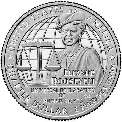 2023. S srebrni dokaz American Women Quarter Eleanor Roosevelt Quarter Choice Necirculirana američka metvica