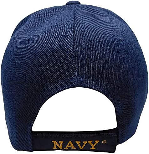 Amblem mornarice Sjedinjenih Država globalna sila dobra tamnoplava podesiva bejzbolska kapa s vezom