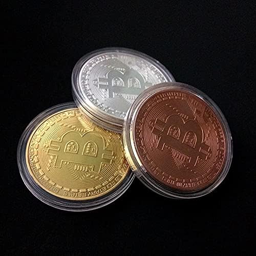 Bitcoin bitcoin virtualni novčić bitcoin komemorativni novčić medalja replika replika kolekcija rukotvorine suvenir ukras